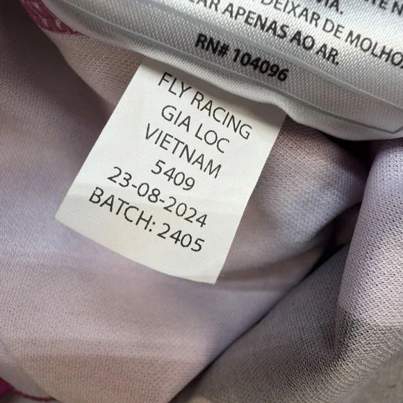 Fly Racing Motocross Jersey Womens Small Pink Black MX Dirt Bike Top - Picture 6 of 9